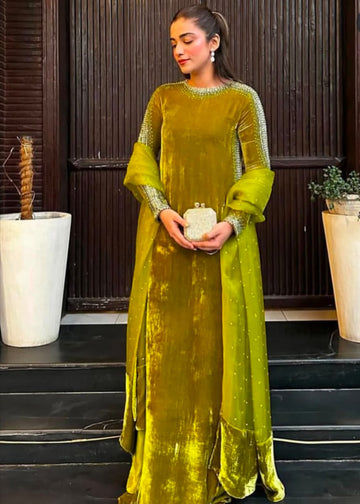 IQ001 | Handcrafted velvet dress